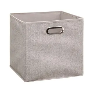 5five Beige Leinen-Aufbewahrungsbox 31x31cm