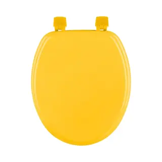 5Five Toiletbril Colors - Okergeel - Mdf/Hdf Hout - Universeel - Standaard Wc Bril Bevestiging