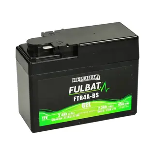 Fulbat YTR4A-Bs Scooter Accu 12V 2.3Ah – Gel Accu | Onderhoudsvrij & Gebruiksklaar