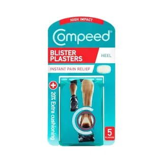 Compeed Blister Plasters Extreme 5 Pack - Hydrocolloid Foot Treatment - Heal Fast