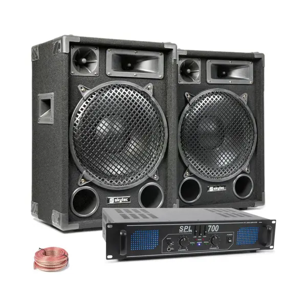 SkyTec MAX12 Met SPL700 Versterker - 700W Complete Installatie thumbnail