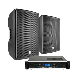 Power Dynamics Geluidsinstallatie Met 2x PD410P 10 Speakers - 1600W
