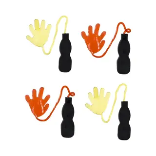 Bg Sticky Hands - Plakhanden Met Handvat - 4 Stuks Rood En Geel