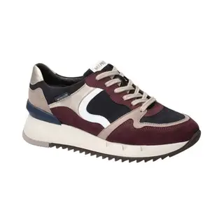 Mephisto - Sluiting Sneakers Angie Paars Van Leer - Hakhoogte Veters - 1, 8, Pruim