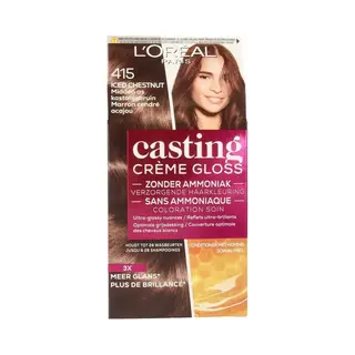 Gratis, L'Oréal Casting Crème Gloss Semi-Permanente Haarkleuring 415 As Middenbruin
