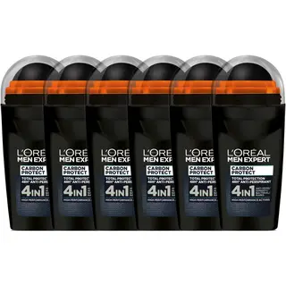L'Oréal Paris Men Expert L’Oréal Paris Men Expert Carbon Protect Deodorant Roller - 6 X 50 Ml