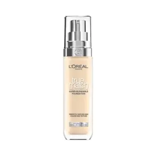 L'Oreal Paris L'Oréal Paris Foundation For Face, Skincare Infused With Hyaluronic Acid, True Match Hydrating Liquid Foundation For All Skin Tones, Spf 16, 1.5N