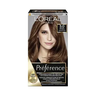 L'Oréal Paris, Haarkleur, Loreal Paris Preference 5 Light Brown Hair Color (5 Lichtbruin)
