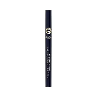 L'Oreal Paris L'Oréal Paris Augen Make-up, Haute Precision Eyeliner Für Intensive Farbe & Präzise Linien, Flüssiger Lidstrich-Stift, Wasserfest & 24H Halt,