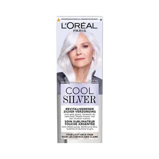 L'Oréal Paris Cool Silver - Revitaliserende Zilververzorging - Anti-gele Gloed - Voor Lichtgrijs Haar - Puur Wit