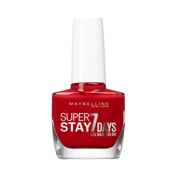 Maybelline New York Professional Nail Polish - Gel Technology - Super Stay 7 Days - Shade, Passion Red (08) thumbnail