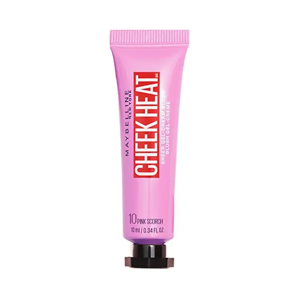 Maybelline Blusher Cheek Heat Water Infused Hydrating Gel Sheer Blusher 10 Pink Scorch thumbnail