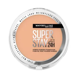 Maybelline Powder Foundation, Long-lasting 24H Wear, Medium To Full Coverage, Transfer, Water & Sweat Resistant, SuperStay 24H Hybrid Powder