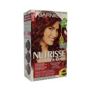 , Garnier Nutrisse Ultra Color Permanente Haarkleuring 6.60 Vurig Rood