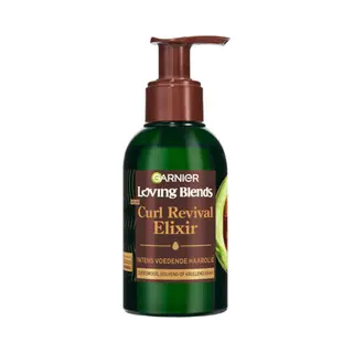 6x Garnier Loving Blends Haarolie Curl Revival Elixir Avocado Olie&Shea Boter 120 Ml
