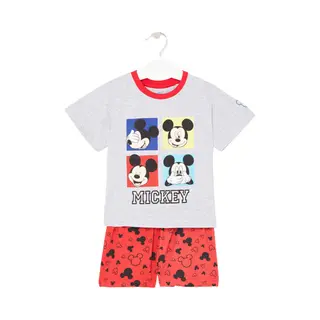 Disney Mickey Mouse Pyjama - Shortama - Rood - 116