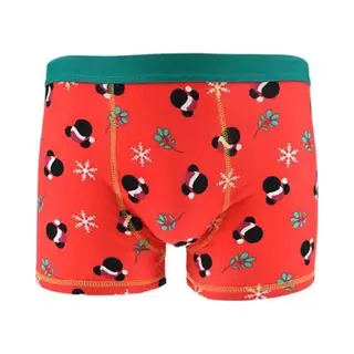 Disney Heren Boxershort, Kerst-onderbroek, Maat S