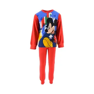 Disney Mickey Mouse Pyjama - Maat 104 - Rood - 100% Katoen