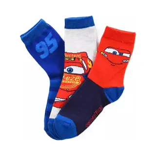 Disney Cars Sokken – Kinder Sokken Lightning McQueen – 3 Paar – Maat 31/34