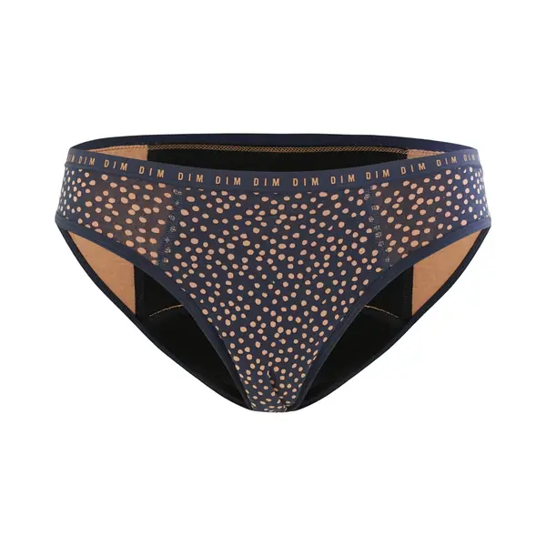 Dim Protect Menstruatie Slip - A83 Blue - Maat 38/40 (38-40) - Dames Volwassenen - Katoen/elastaan- 0AY9-A83-38-40 thumbnail