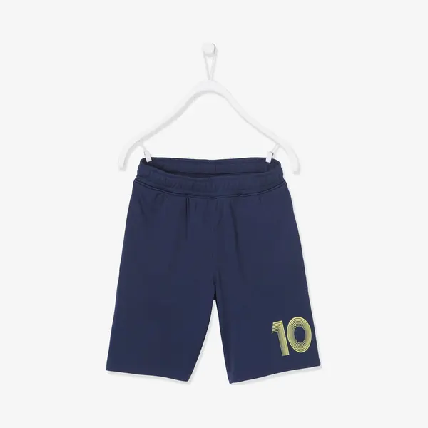 Vertbaudet Jongenssportshort Nummer 10 Van Technisch Materiaal Marineblauw thumbnail