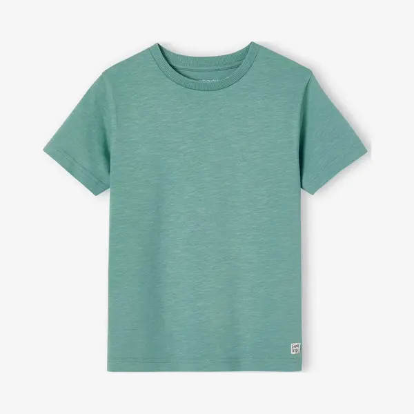 Vertbaudet Jungen T-Shirt Basic Graugrün 152 thumbnail