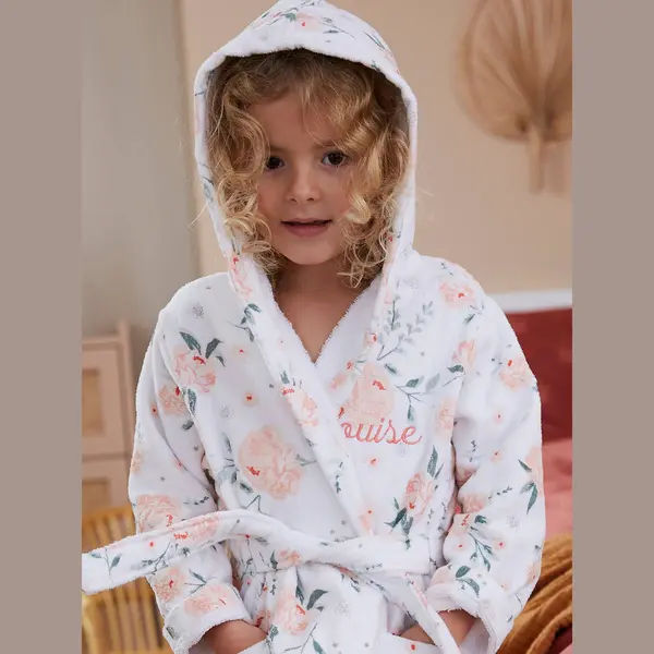 Vertbaudet Kinder Bademantel Rosentraum Rosa 98/104 thumbnail