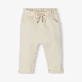 Vertbaudet Babybroek Uit Molton Voor Jongens Zandbeige