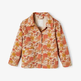 Vertbaudet Meisjesjack Met Bloemenprint Nude