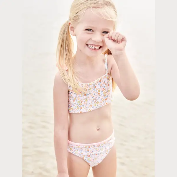 Vertbaudet Omkeerbare Bikini Meisje Koraal thumbnail