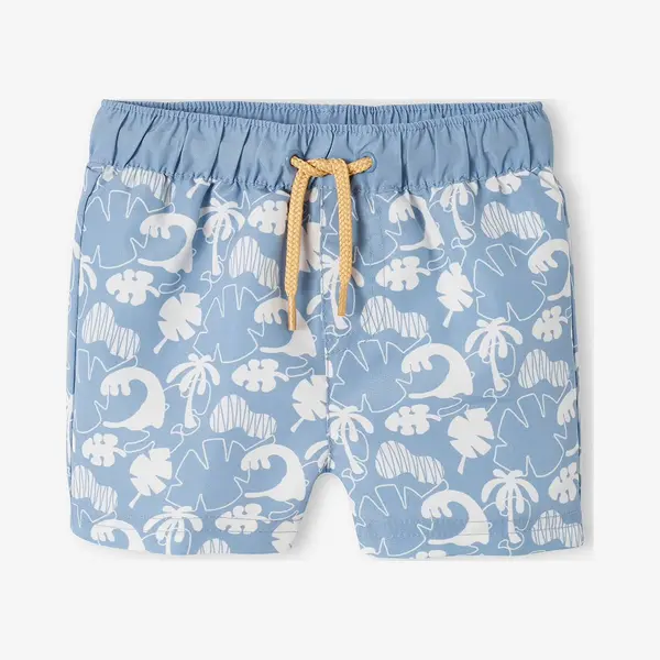 Vertbaudet Jungen Baby Badehose Graublau 86 thumbnail
