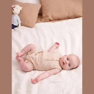 Vertbaudet Baby Jumpsuit Beige