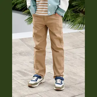 Vertbaudet Die UnverwÜStliche, Robuste Jungen Hose Beige 122