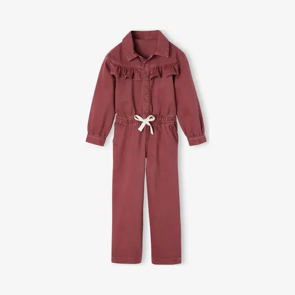 Vertbaudet Jumpsuit Voor Meisjes Pruim thumbnail