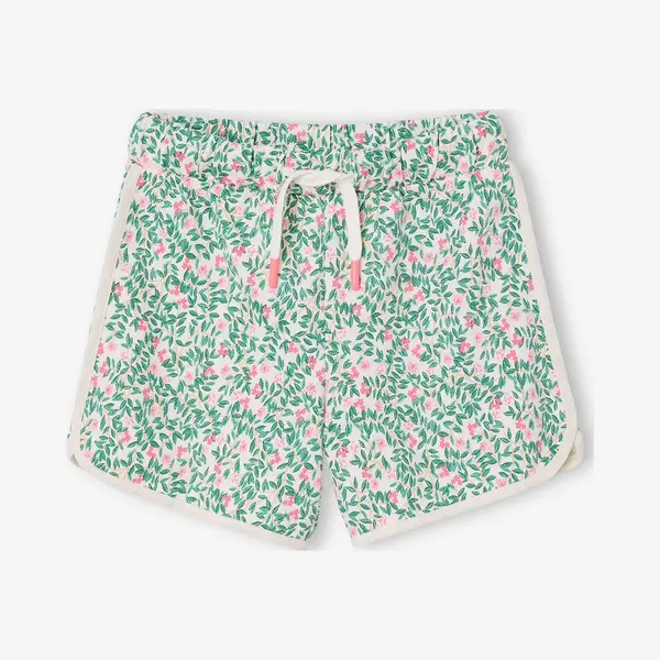 Vertbaudet Meisjessportshort In Fleece Vanille thumbnail