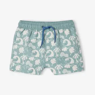 Vertbaudet Jungen Baby Badehose Salbeigrün 68
