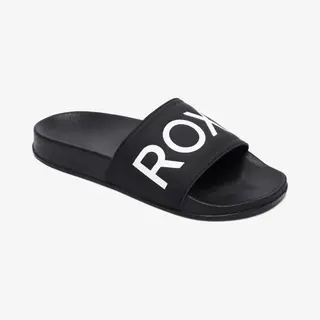 Roxy Slippy Damen Badesandalen Schwarz - 42