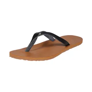 Roxy Teenslipper 'Jyll' Bruin / Zwart