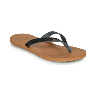 Roxy Teenslipper 'Jyll' Bruin / Zwart