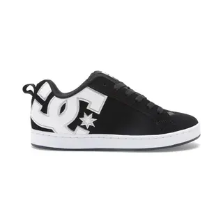 Dc Shoes Court Graffik Damen Sneaker, Black White Stencil, 41 Eu