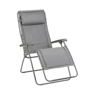 Lafuma Mobilier - Gepolsterte Zero-Gravity-Relaxliege-Garten - Xl - Rsx Clip Xl - LightComfort® - Grau Ombre LFM5334_9929-5 Jahre Garantie