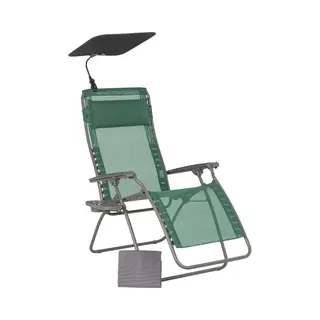 Lafuma Zen Edition - Zero-Gravity Relaxstoel - 3 Accessoires - Inklapbaar - Verstelbaar - Groen Foret
