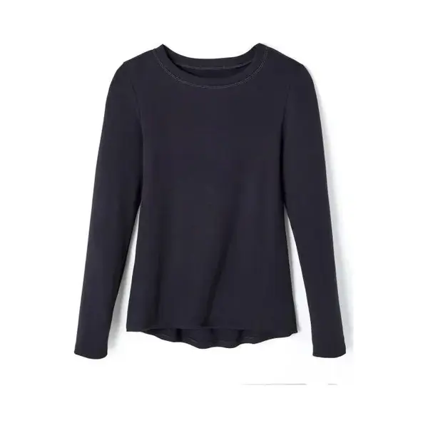 Damen T-Shirt Mit Feiner Rippstruktur Damart Thermolactyl Sensitive thumbnail