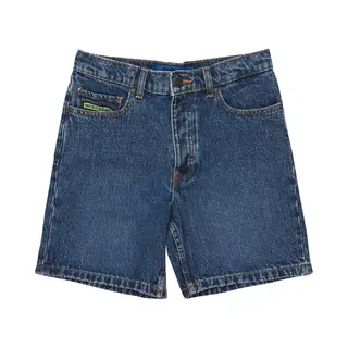 Dc Shoes Workerbaggy Korte Jeans Blauw 14 Years Jongen