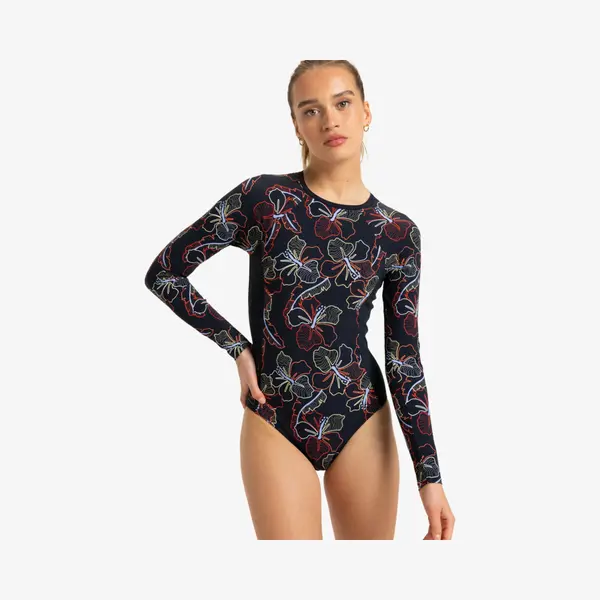 Roxy Active - Maillot Une Pièce Manches Longues Pour Femme thumbnail