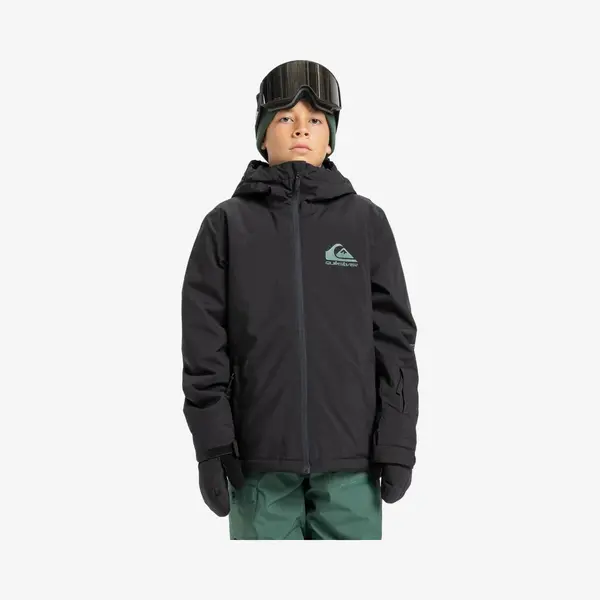 Quiksilver Snow Jacket Mission Jacket Boy's Black 14 thumbnail