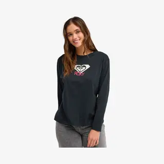 Roxy Short-Sleeved T-Shirt Hangloose Art Ls Women's Black M