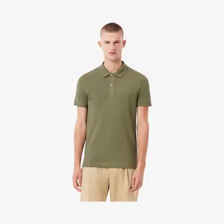 Lacoste Poloshirt Pique Olivgrun - Größe S