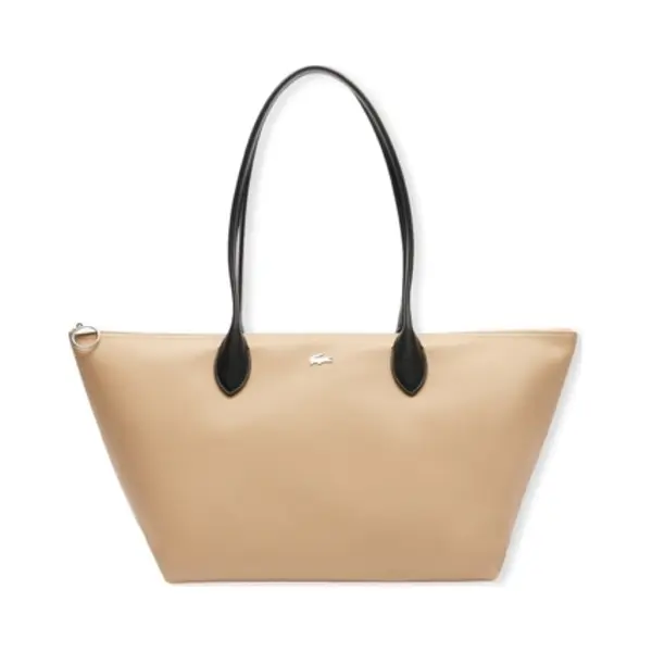 Portemonnee Lacoste Athena Bag - Eco Beige Noir thumbnail