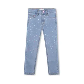 Billieblush Denim Skinny Jeans Met Glanzende Dots Verstelbaar 116